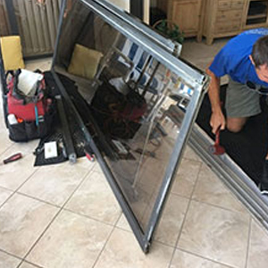 sliding glass door frame repair Salinas